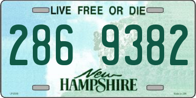 NH license plate 2869382