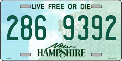NH license plate 2869392