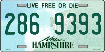 NH license plate 2869393