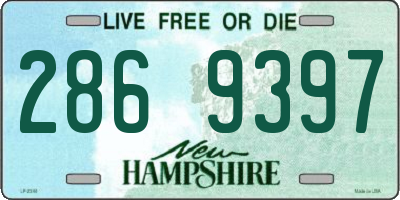 NH license plate 2869397