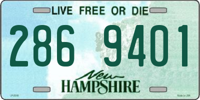 NH license plate 2869401