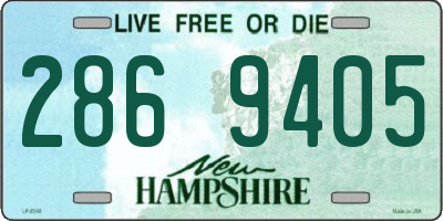 NH license plate 2869405