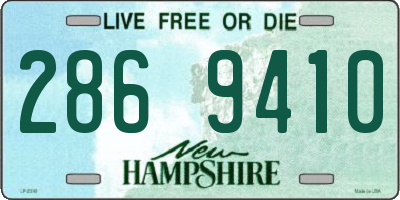 NH license plate 2869410