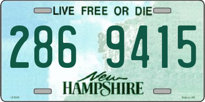 NH license plate 2869415