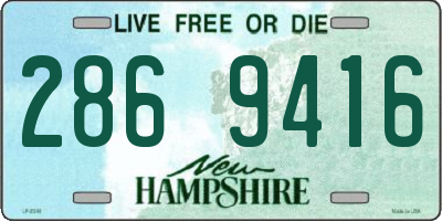 NH license plate 2869416