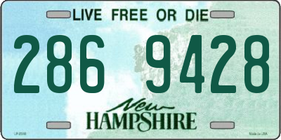 NH license plate 2869428