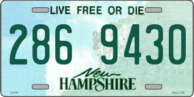 NH license plate 2869430