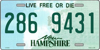 NH license plate 2869431
