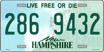 NH license plate 2869432