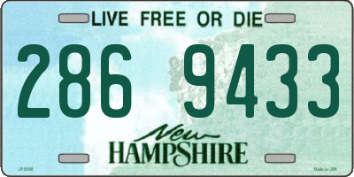 NH license plate 2869433