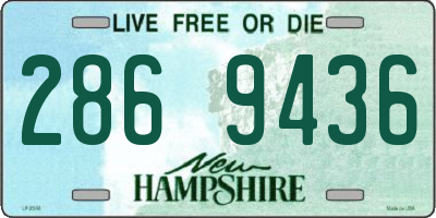 NH license plate 2869436