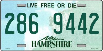 NH license plate 2869442