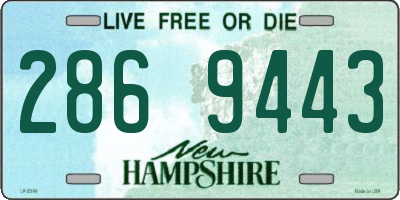 NH license plate 2869443