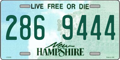 NH license plate 2869444