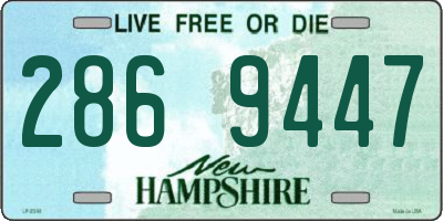 NH license plate 2869447