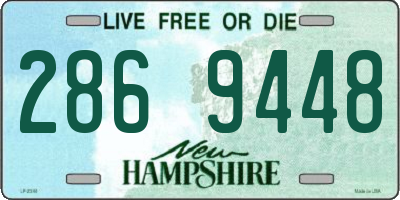 NH license plate 2869448