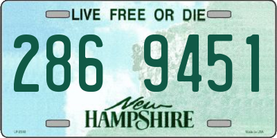 NH license plate 2869451
