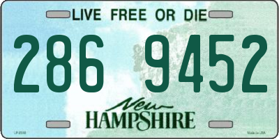 NH license plate 2869452