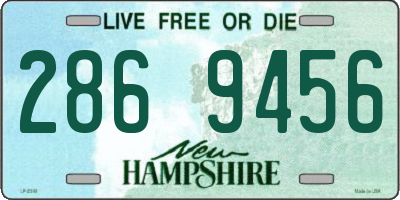 NH license plate 2869456