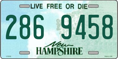 NH license plate 2869458