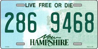 NH license plate 2869468