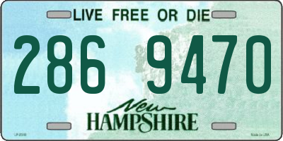 NH license plate 2869470
