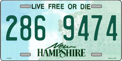 NH license plate 2869474