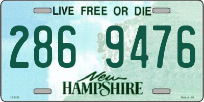 NH license plate 2869476