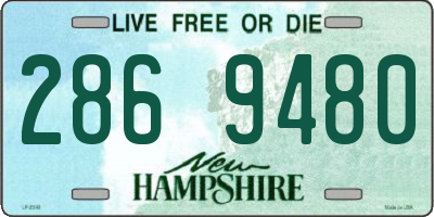 NH license plate 2869480