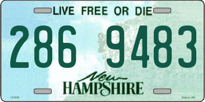 NH license plate 2869483