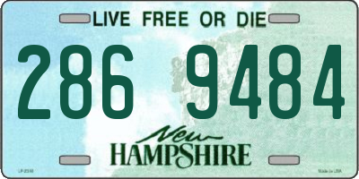 NH license plate 2869484