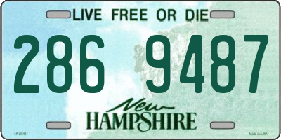 NH license plate 2869487