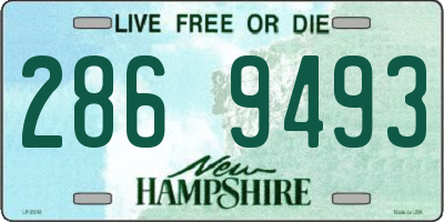 NH license plate 2869493