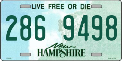 NH license plate 2869498