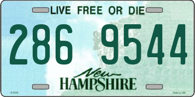 NH license plate 2869544