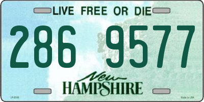 NH license plate 2869577