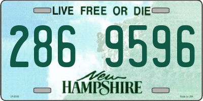 NH license plate 2869596