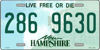 NH license plate 2869630