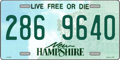 NH license plate 2869640