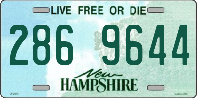 NH license plate 2869644