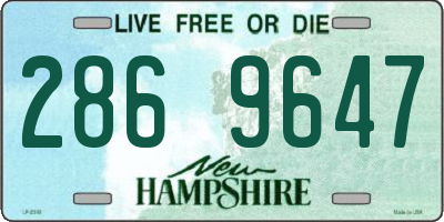NH license plate 2869647