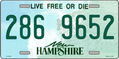 NH license plate 2869652