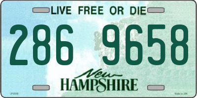 NH license plate 2869658