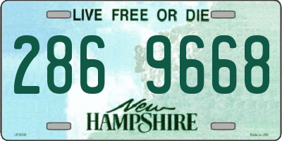 NH license plate 2869668