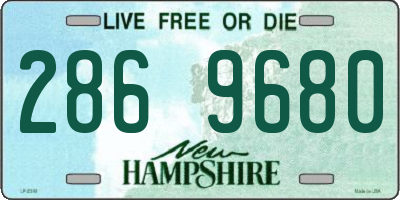 NH license plate 2869680