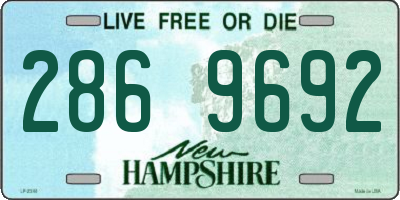 NH license plate 2869692
