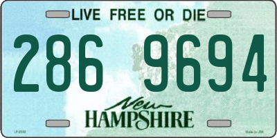 NH license plate 2869694