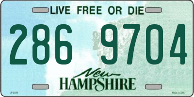 NH license plate 2869704