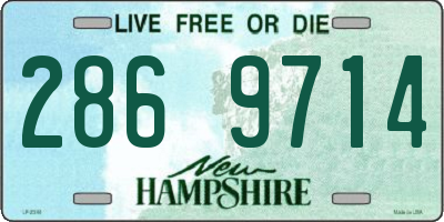NH license plate 2869714