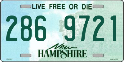 NH license plate 2869721